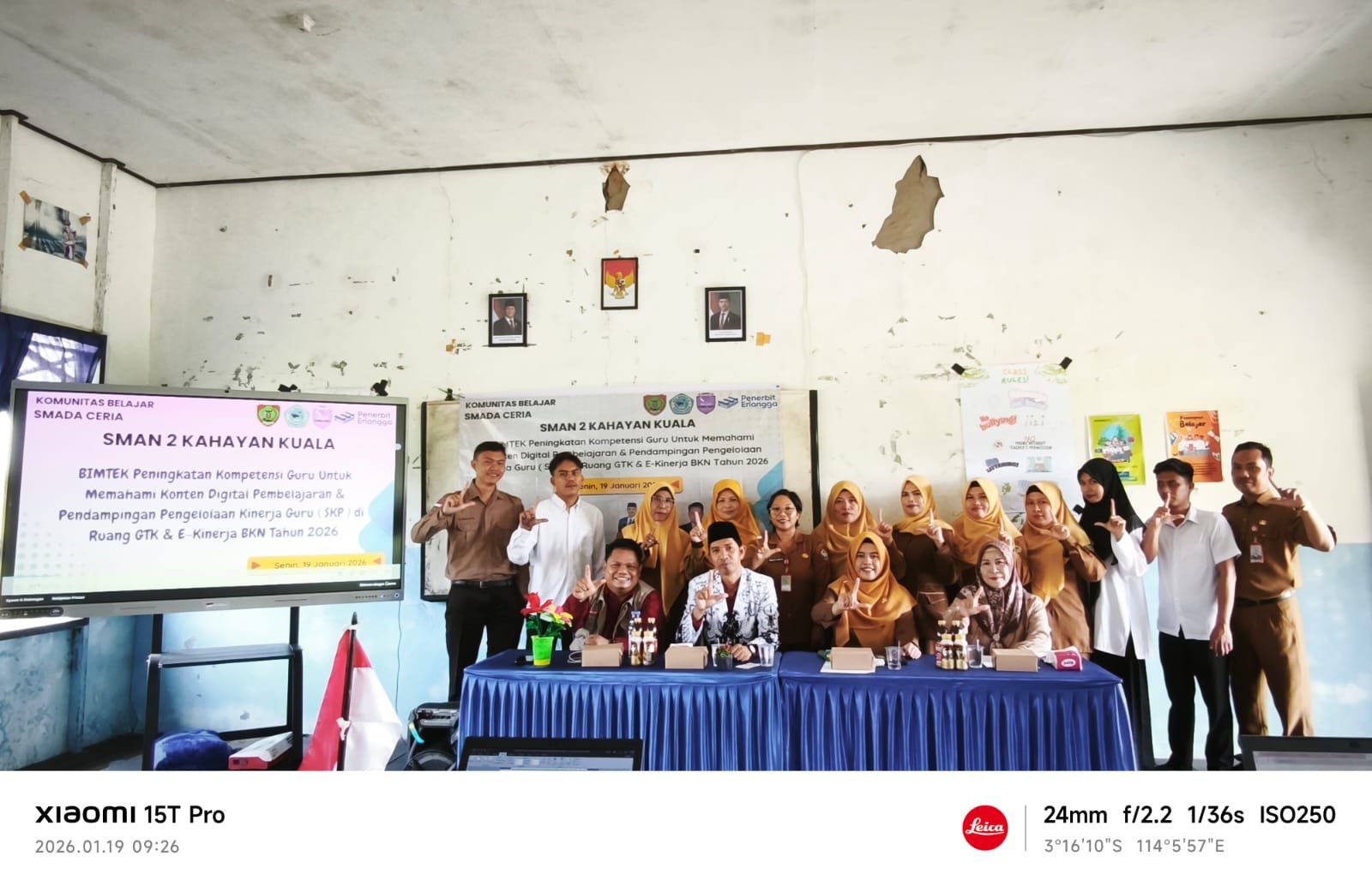 BIMTEK Peningkatan Kompetensi Guru Untuk Memahami Konten Digital Pembelajaran Dan Pendampingan Pengelolaan Kinerja Guru (SKP) di Ruang GTK dan E- Kinerja BKN Tahun 2026 