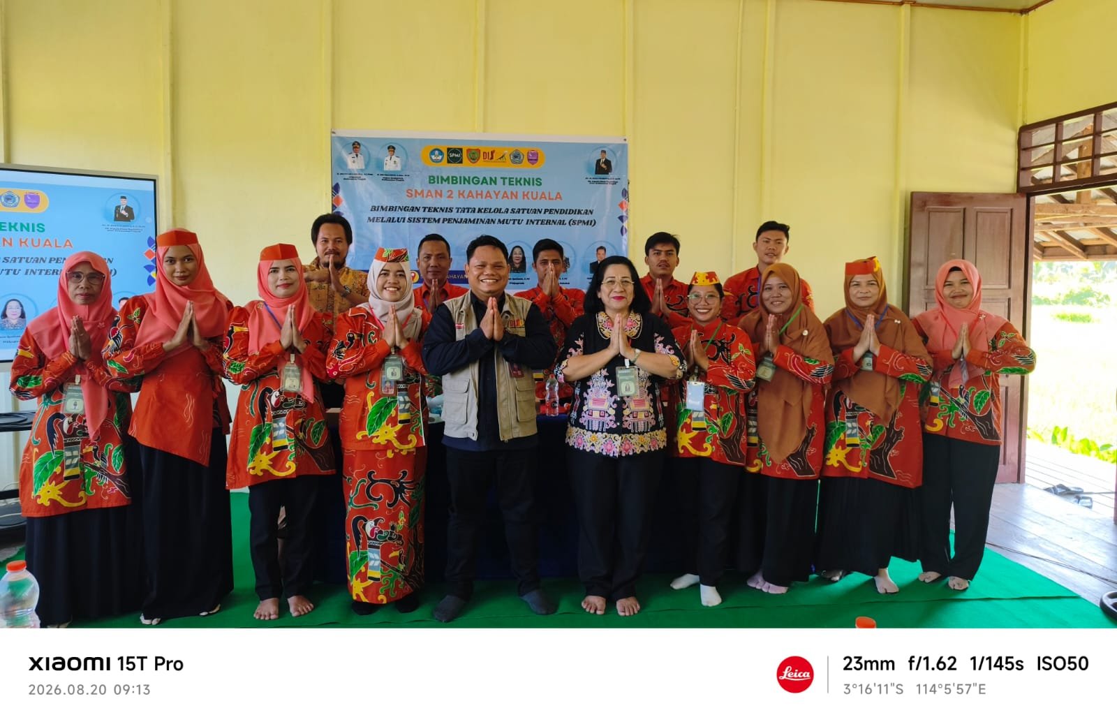 Tingkatkan Mutu dan Akuntabilitas Pendidikan, SMAN 2 Kahayan Kuala Gelar Bimtek Tata Kelola Satuan Pendidikan Melalui SPMI BOS Kinerja